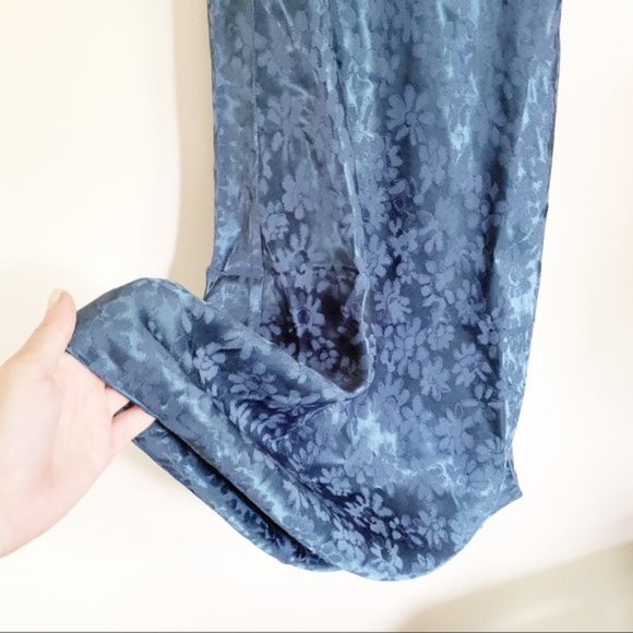 rag & bone Navy Astrid Floral Slip Midi Dress NWT - Picture 6 of 11